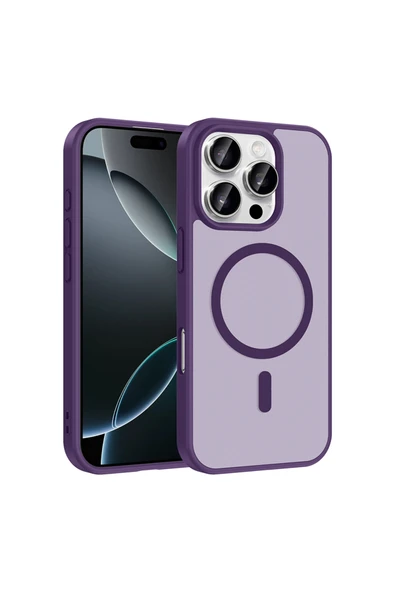 Coverzone iPhone 16 Pro Max İle Uyumlu Kılıf Manyetik Kablosuz Şarj Uyumlu iPhone 16 Pro Max için kilif Z-Babet ürün görseli 1