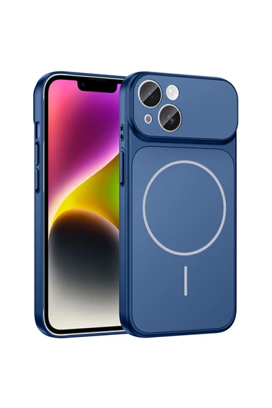 Coverzone İPhone 15 ile Uyumlu 17 Pro Görünümlü Magsafe Destekli Lens Korumalı Şık Telefon Kılıfı ürün görseli 1
