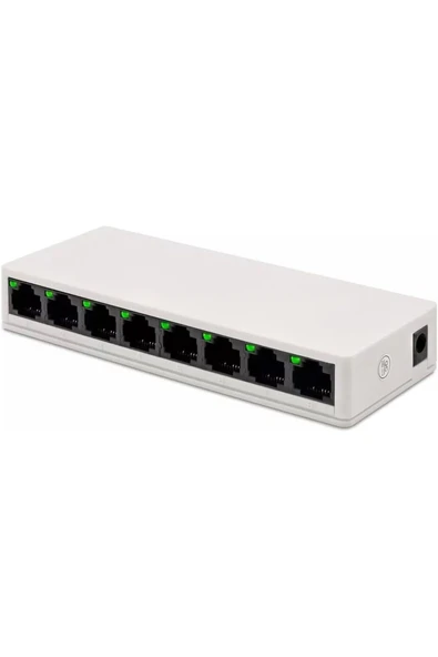 Coverzone Ethernet 8 Port Switch Hub Network Ağ Anahtarı 10/100MBPS LV-SW08 ürün görseli 1