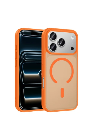 Coverzone iPhone 17 Pro Max İle Uyumlu Kılıf Manyetik Kablosuz Şarj Uyumlu iPhone 17 Pro Max için kilif Z-Babet ürün görseli 1