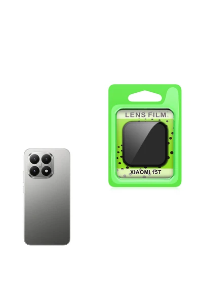 Coverzone Xiaomi Mi 15T Pro İle Uyumlu Yüksek Kalite Kamera Lens Koruyucu Cam Yüksek Çözünürlük AJ-01 ürün görseli 1