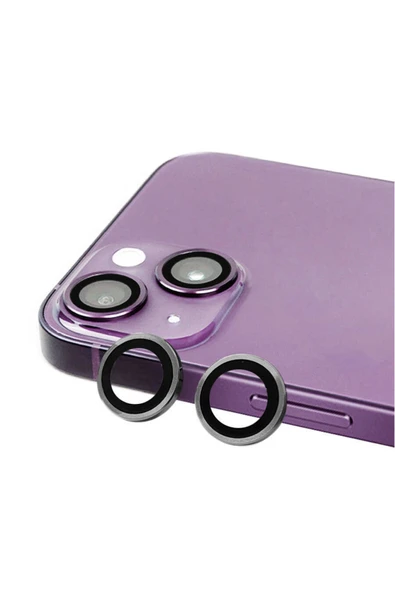 Coverzone Iphone 14 Ile Uyumlu Profesyonel Kamera Lens Koruma Camcov Gri ürün görseli 1