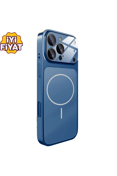Coverzone İPhone 17 Pro Max ile Uyumlu Magsafe Destekli Kablosuz Şarj Özellik Lens Korumalı Şık Telefon Kılıfı ürün görseli 1
