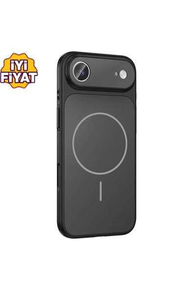 Coverzone İPhone 17 Air ile Uyumlu Magsafe Destekli Lens Korumalı Şık Telefon Kılıfı ürün görseli 1