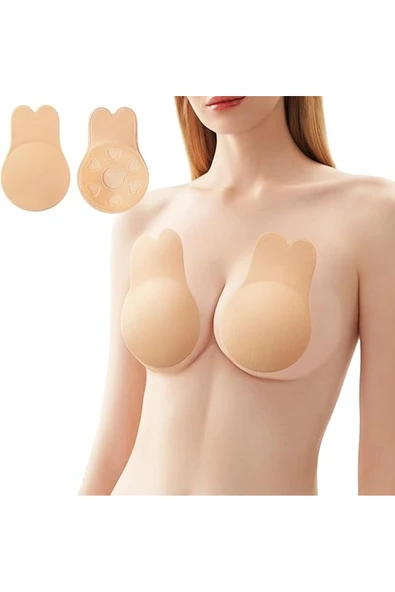 Coverzone Yapışkan Silikon Göğüs Düzenleyici Bant Görünmez Sütyen Push Up Straplez Elbise İçin ürün görseli 1
