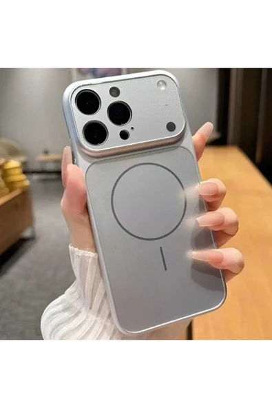 Coverzone İPhone 16 Pro ile Uyumlu 17 Pro Görünümlü Magsafe Destekli Lens Korumalı Şık Telefon Kılıfı ürün görseli 1