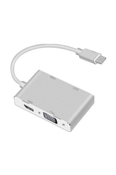 Coverzone Usb Çevirici Hub 4in1 Adaptör ürün görseli 1