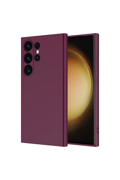 Coverzone Galaxy S26 Ultra İle Uyumlu Kamera Korumalı Yüksek Kalite Kadife İç Yüzey Lansman Silikon Kılıfı ürün görseli 1