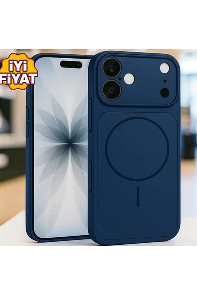 Coverzone İPhone 17 ile Uyumlu 17 Pro Görünümlü Magsafe Destekli Lens Korumalı Şık Telefon Kılıfı ürün görseli 1