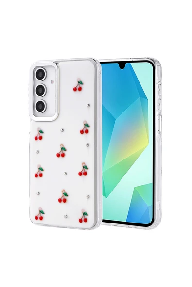 Coverzone Samsung Galaxy A16 ile uyumlu Kılıf Airbag Köşeli Şeffaf Baskılı Z-Kutup ürün görseli 1