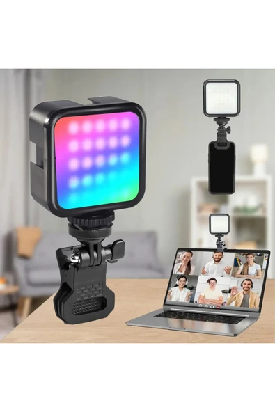 Coverzone RGB Dolgu Işık Seti AY-83RGB - Telefon Tutucu ve Işık, Selfie Panel, Telefon & Notebook Tutucu ürün görseli 1