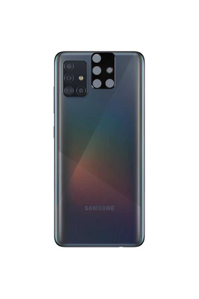 Coverzone Samsung Galaxy A51 Ile Uyumlu 3d Kamera Lens Koruma Z-panoply Tam Kaplayan Kamera Koruma Siyah ürün görseli 1