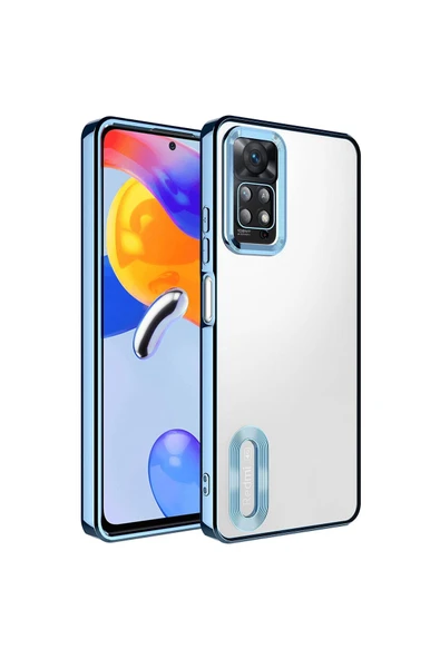 Coverzone Xiaomi Redmi Note 12 Pro 4G ile Uyumlu Kılıf Kamera Korumalı Logo Gösteren Colored Z-omega ürün görseli 1
