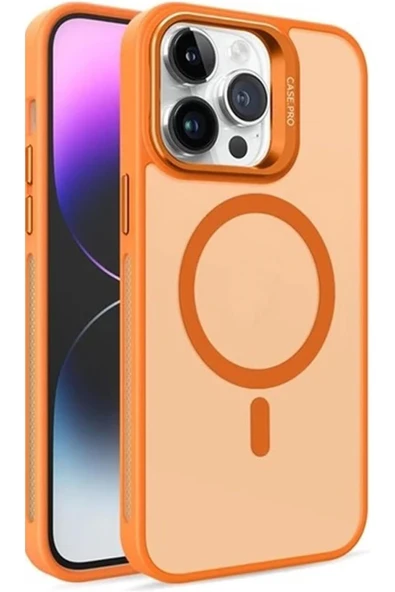 Coverzone iPhone 14 Plus ile Uyumlu Kamera Lens Aparatlı Stand Olabilen Magsafe ile uyumlu  Magnetic ürün görseli 1