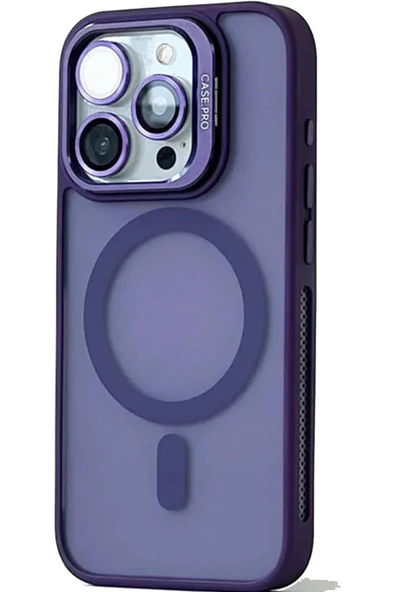 Coverzone iPhone 16 ile Uyumlu Kamera Lens Aparatlı Stand Olabilen Magsafe ile uyumlu  Magnetic ürün görseli 1