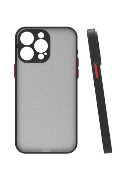 Coverzone iPhone 15 Pro Max ile uyumlu Kılıf Hux Kapak Şık ve Dekoratif Model Yükseltilmiş Kenarlar ürün görseli 1