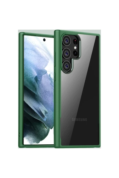 Coverzone Galaxy S23 Plus ile uyumlu Kılıf Kenar Renkli Arkası Şeffaf Kamera Koruma Impact Protectıon Kılıf ürün görseli 1