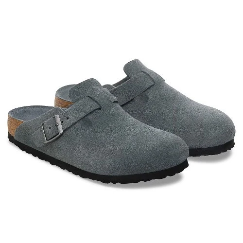 Birkenstock Boston Basalt Gray - Resim 8