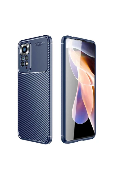 Coverzone Xiaomi Redmi Note 12 4G ile Uyumlu Kılıf Karbon Delüx Parmak Izi Yapmayan Ultra Slim Tpu Silikon ürün görseli 1