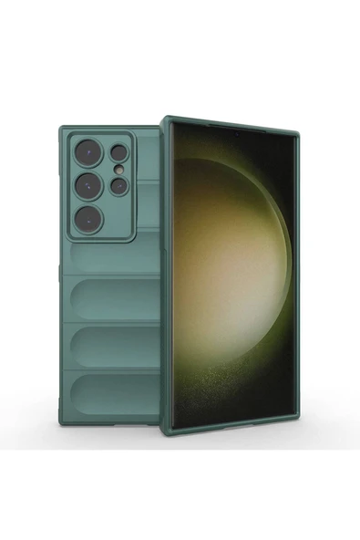 Coverzone Galaxy S24 Ultra İle Uyumlu Kılıf TPU Oyuklu Arka Yüzey Z-Etnik Esnek O-tto Prime ürün görseli 1