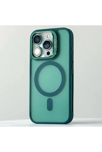 Coverzone iPhone 12 Pro ile uyumlu Kamera Lens Aparatlı Stand Olabilen Magsafe ile uyumlu ürün görseli 1