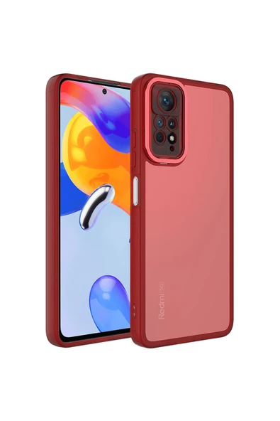 Coverzone Xiaomi Redmi Note 11 Pro 5g Ile Uyumlu Kılıf Kamera Çerceve Korumalı Transparan Z-post Panoply Kapak ürün görseli 1