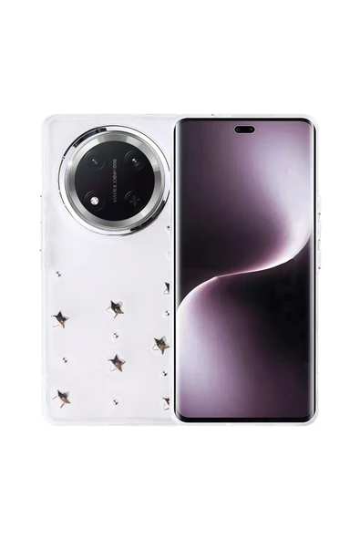 Coverzone Honor Magic 7 Lite ile uyumlu Kılıf Airbag Köşeli Şeffaf Baskılı Z-Kutup ürün görseli 1