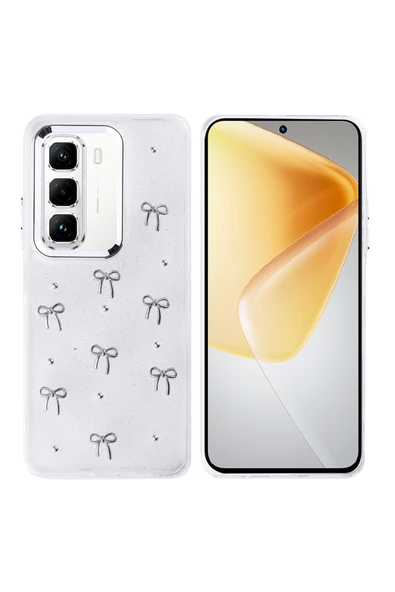 Coverzone İnfinix Hot 50 Pro Plus 4G ile uyumlu Kılıf Airbag Köşeli Şeffaf Baskılı Z-Kutup ürün görseli 1