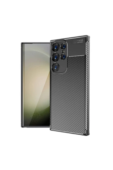 Coverzone Galaxy S24 Ultra ile Uyumlu Silikon Kılıf Tpu Negro Silikon Ultra Slim Fit Kılıf ürün görseli 1