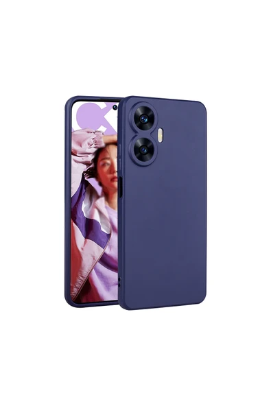 Coverzone Realme C55 ile uyumlu Kılıf Soft ve pürüzsüz Premier Silikon Kapak ürün görseli 1