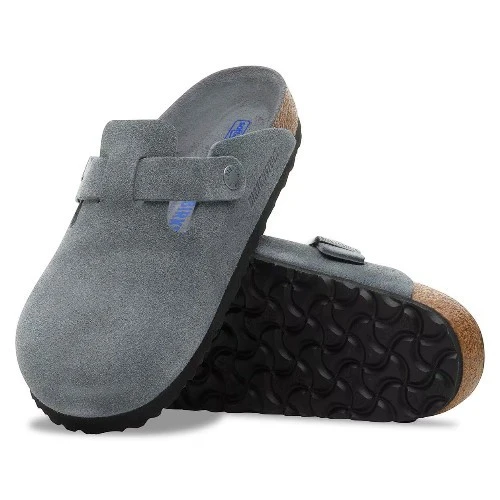 Birkenstock Boston Basalt Gray - Resim 2