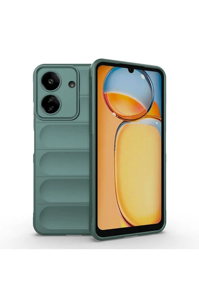 Coverzone Xiaomi Redmi 13C İle Uyumlu Kılıf TPU Oyuklu Arka Yüzey Z-Etnik Esnek O-tto Prime ürün görseli 1