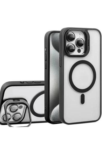 Coverzone iPhone 14 Pro Max ile uyumlu Kamera Lens Hediye Stand Olabilen Magsafe ile uyumlu Adventure Magnetic ürün görseli 1