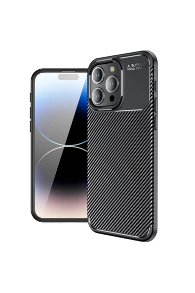 Coverzone iPhone 15 Pro Max ile Uyumlu Silikon Kılıf Tpu Negro Silikon Ultra Slim Fit Kılıf ürün görseli 1