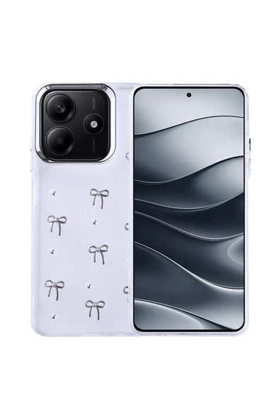 Coverzone Xiaomi Redmi Note 14 4G ile uyumlu Kılıf Airbag Köşeli Şeffaf Baskılı Z-Kutup ürün görseli 1