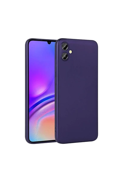 Coverzone Galaxy A05 ile uyumlu Kılıf Z- Premier Silikon Soft Pürüzsüz Yüzey Kapak Lacivert ürün görseli 1