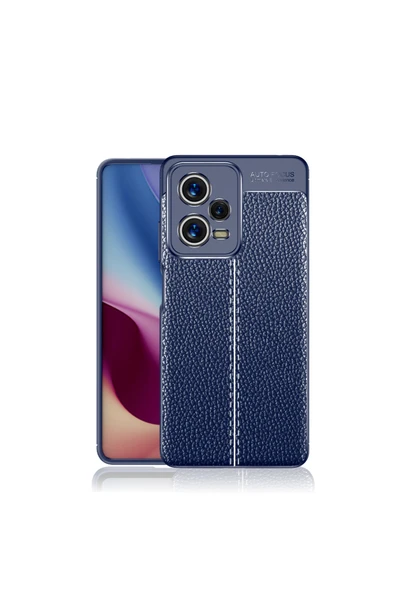 Coverzone Xiaomi Redmi Note 12 Pro 5g Ile Uyumlu Silikon Kılıf Niss Silikon Deri Görünüm Ultra Slim Fit Kılıf ürün görseli 1