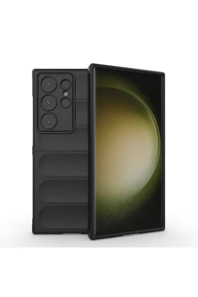 Coverzone Galaxy S24 Ultra İle Uyumlu Kılıf TPU Oyuklu Arka Yüzey Z-Etnik Esnek O-tto Prime ürün görseli 1