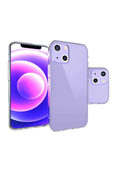 Coverzone iPhone 15 Plus ile uyumlu Kılıf Süper Şeffaf ve pürüzsüz Silikon Kapak ürün görseli 1