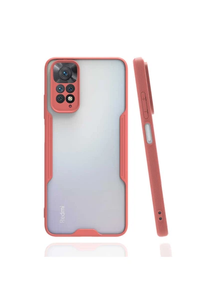 Coverzone Xiaomi Redmi Note 11s Ile Uyumlu Kılıf Renkli Kenar Perfe Tpu Silikon Pembe ürün görseli 1