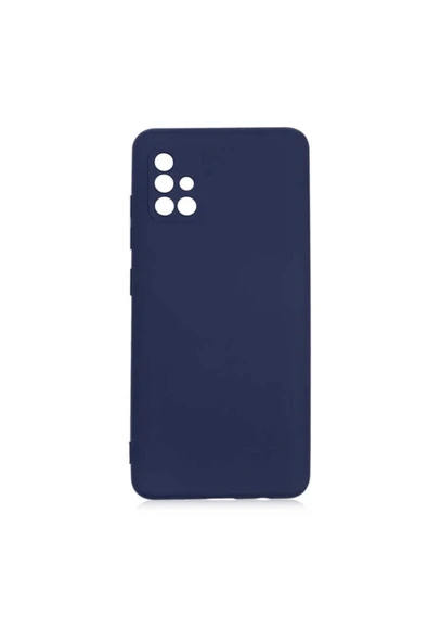 Coverzone Galaxy A51 Kılıf Delux Silkytermoplastik Kılıf Lacivert ürün görseli 1