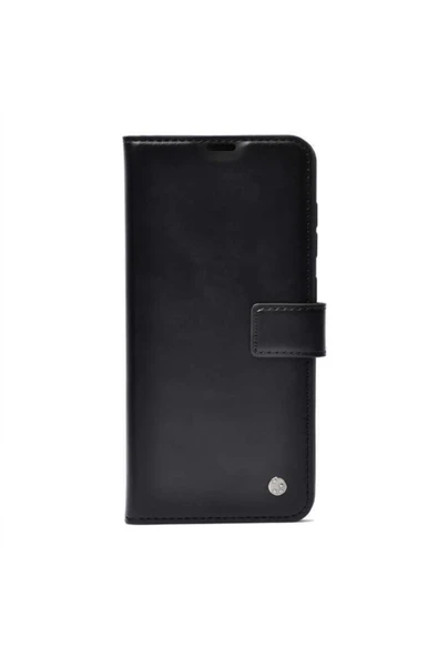 Coverzone Galaxy M22 Kılıf Deluxe Kapaklı Kılıf Siyah ürün görseli 1