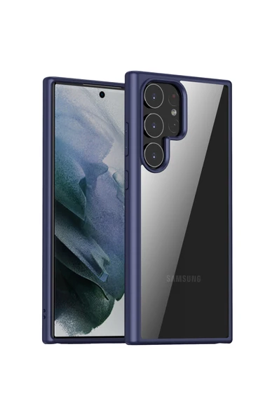 Coverzone Galaxy S23 Plus Ile Uyumlu Kılıf Kenar Renkli Arkası Şeffaf Kamera Koruma Impact Protectıon Kılıf ürün görseli 1