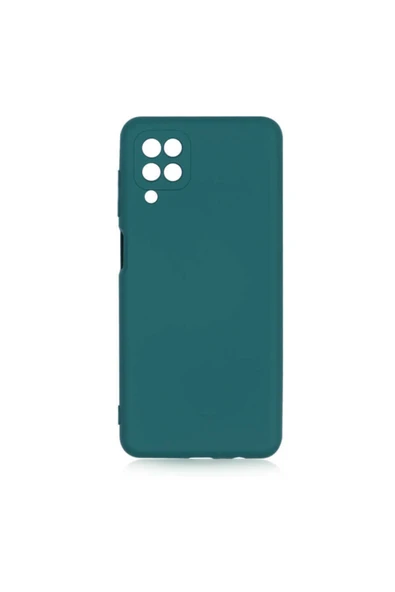 Coverzone Galaxy A12 Kılıf Delux Silkytermoplastik Kılıf Koyu Yeşil ürün görseli 1