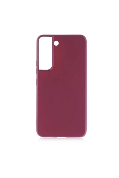 Coverzone Galaxy S22 Kılıf Premier Silikon Kapak Mürdüm ürün görseli 1