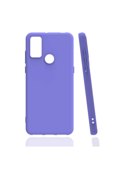 Coverzone Tcl 20e Kılıf Bye Silikon Lila ürün görseli 1