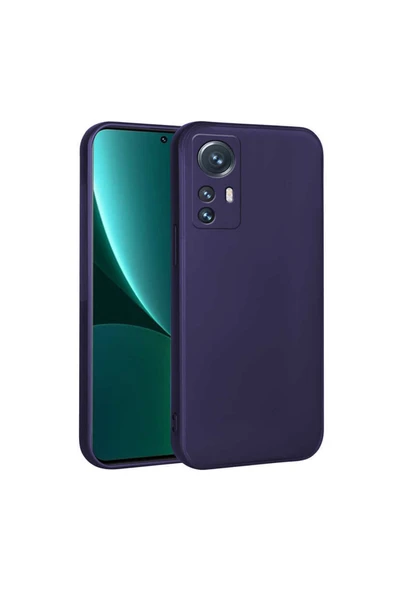 Coverzone Xiaomi Mi 12 Lite Ile Uyumlu Kılıf Premier Silikon Koruyucu Kapak Lacivert ürün görseli 1