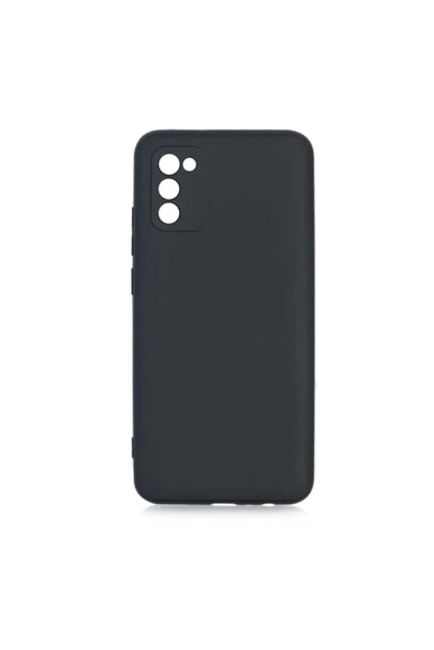 Coverzone Galaxy A02 Kılıf Delux Silkytermoplastik Kılıf Siyah ürün görseli 1