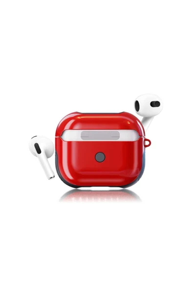 Coverzone 3 Için Kulaklık Koruyucu Kılıf Shockproof Silikon Kırmızı ürün görseli 1