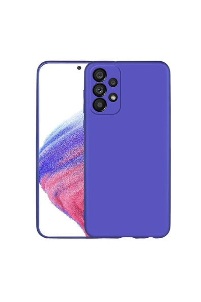 Coverzone Galaxy A33 5g Ile Uyumlu Kılıf Premier Silikon Kapak Saks Mavisi ürün görseli 1
